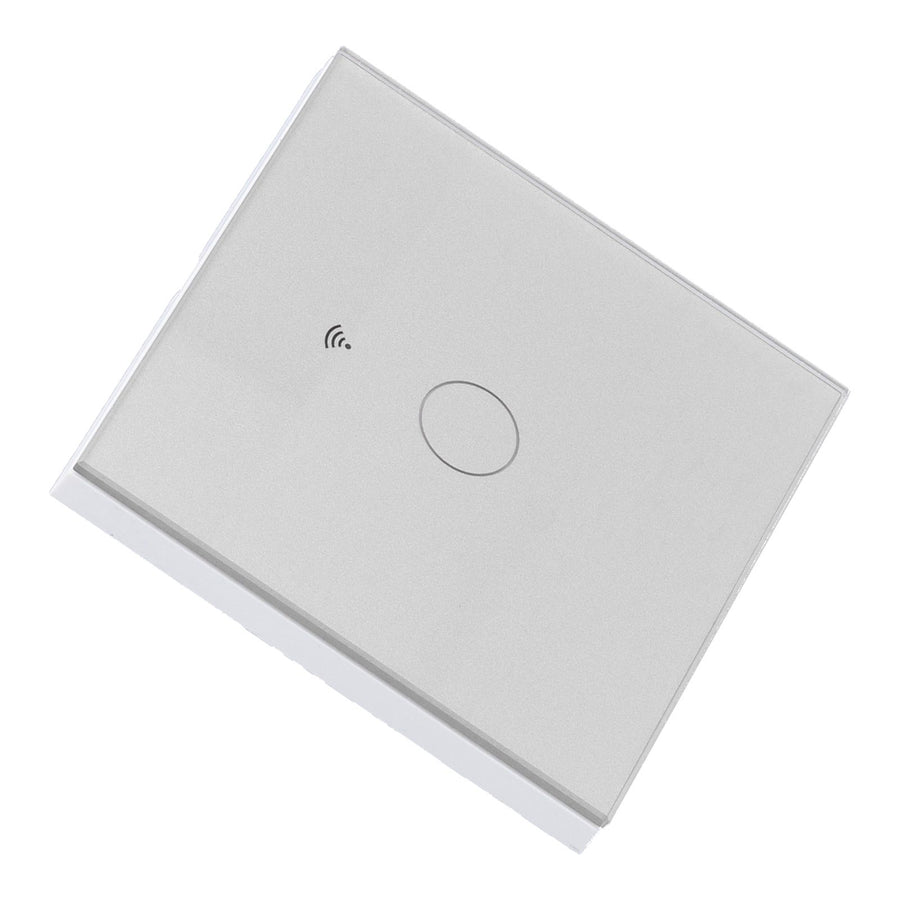 SingleGang Touch Switch for Tuya Zigbee Intelligent Remote Light Switch Plate with Backlight(White )
