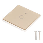 SingleGang Touch Switch for Tuya Zigbee Intelligent Remote Light Switch Plate with Backlight(Gold )