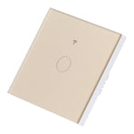 SingleGang Touch Switch for Tuya Zigbee Intelligent Remote Light Switch Plate with Backlight(Gold )