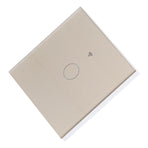 SingleGang Touch Switch for Tuya Zigbee Intelligent Remote Light Switch Plate with Backlight(Gold )