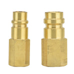2Pcs R134A Air Conditioning Adapter 1/4SAE High Pressure Converter Coupler Connector