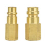 2Pcs R134A Air Conditioning Adapter 1/4SAE High Pressure Converter Coupler Connector