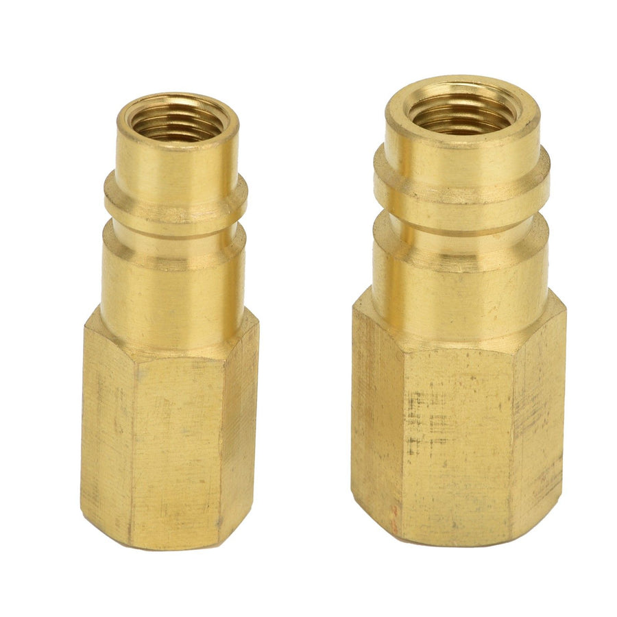 2Pcs R134A Air Conditioning Adapter 1/4SAE High Pressure Converter Coupler Connector