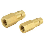 2Pcs R134A Air Conditioning Adapter 1/4SAE High Pressure Converter Coupler Connector