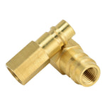 2Pcs R134A Air Conditioning Adapter 1/4SAE High Pressure Converter Coupler Connector