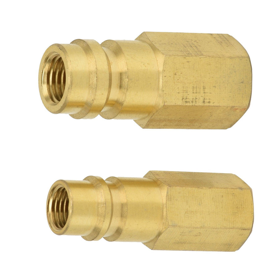 2Pcs R134A Air Conditioning Adapter 1/4SAE High Pressure Converter Coupler Connector