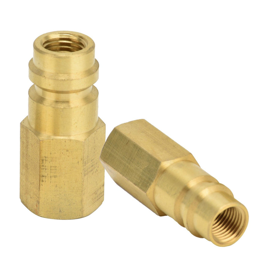 2Pcs R134A Air Conditioning Adapter 1/4SAE High Pressure Converter Coupler Connector