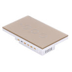 Intelligent Light Touch Switch Remote Control 3 Gang American Type Remote Switch for Tuya Zigbee 100‑240VGold