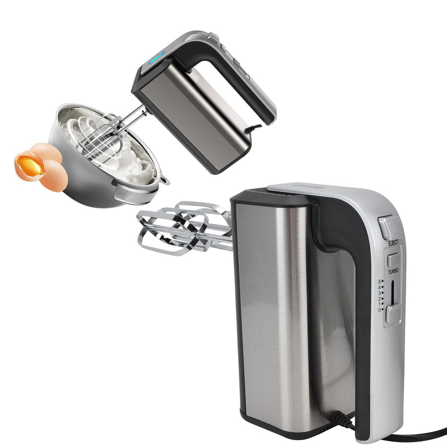 HighPower Electric Whisk Portable Butter Mixing 5Gear Adjustable Electric Egg Beater for Home Kitchen