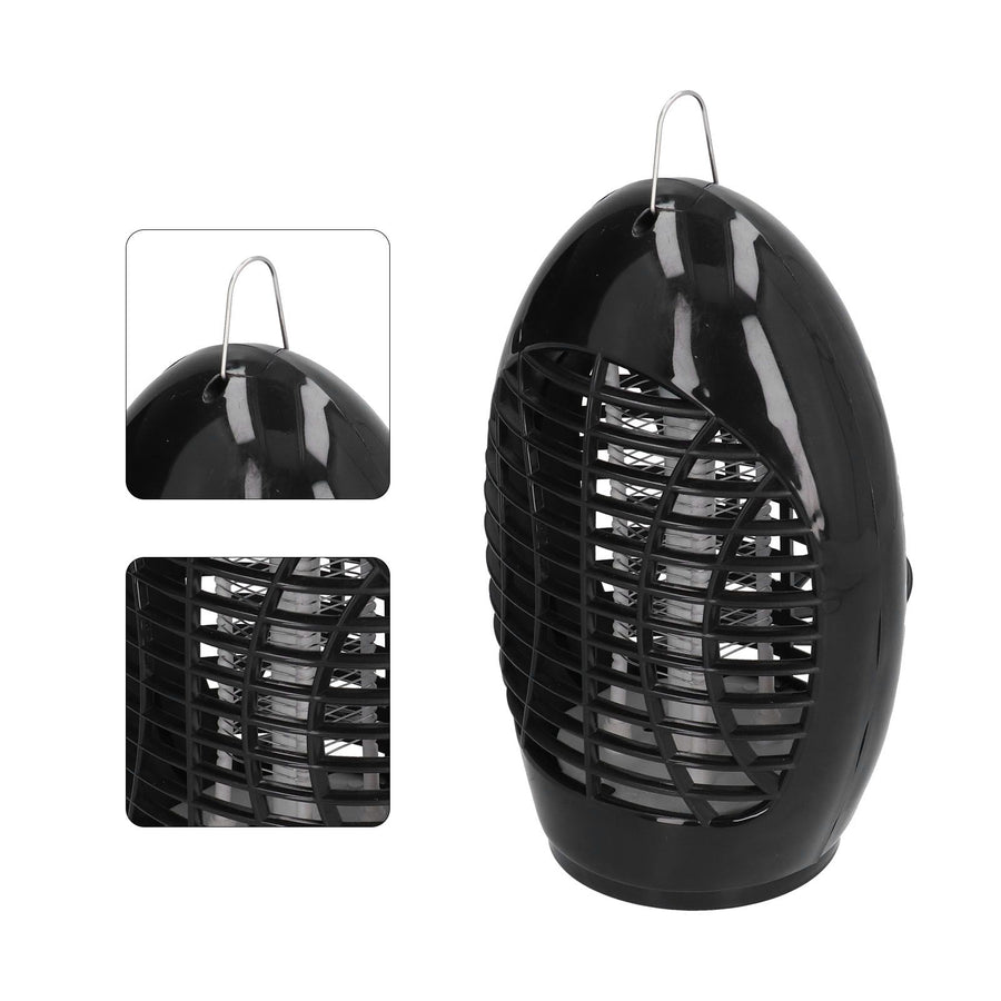 Black Electronic Mosquito Killer Suspensibility Environmental Radiationless Mosquito Killer Lamp Household Insect KillerEU Plug 220‑240V