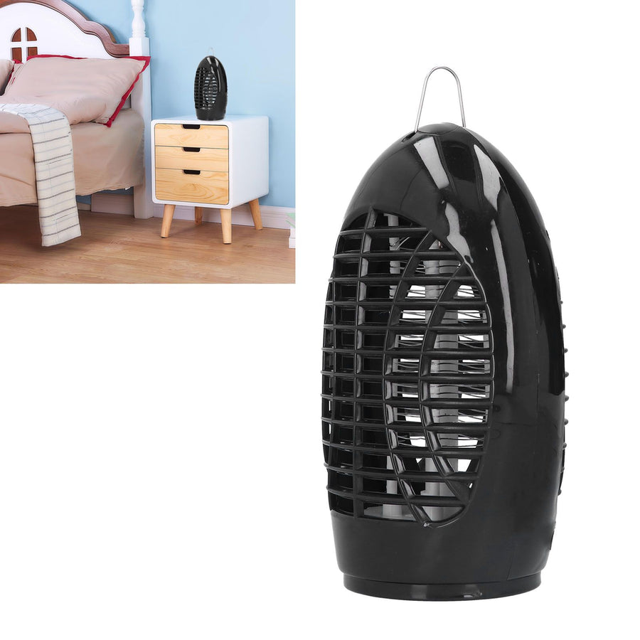 Black Electronic Mosquito Killer Suspensibility Environmental Radiationless Mosquito Killer Lamp Household Insect KillerEU Plug 220‑240V