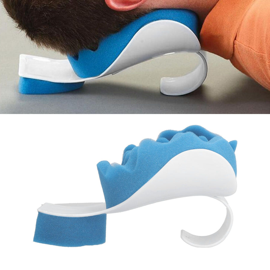 Neck Support Pillow Relaxing Portable Massageable Multifunctional Cervical Traction Device for Home