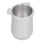 Dosing Cup Aluminium Alloy Coffee Dosing Cup Powder Feeder Part for Breville 8 Coffee Machine Silver