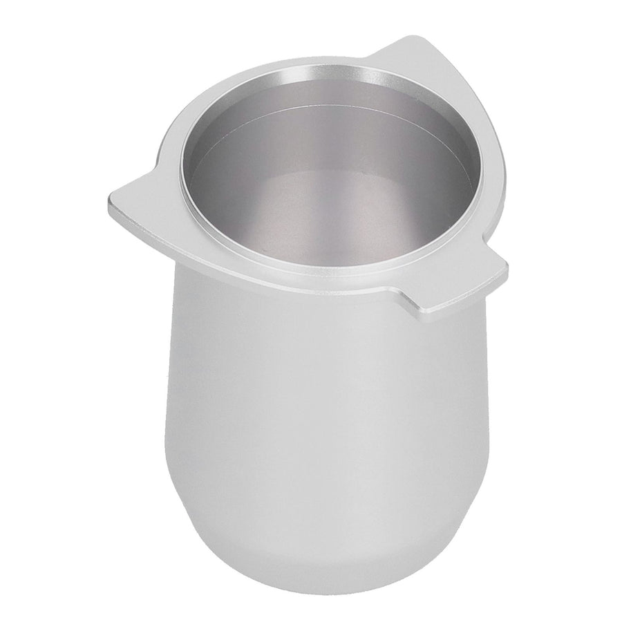 Dosing Cup Aluminium Alloy Coffee Dosing Cup Powder Feeder Part for Breville 8 Coffee Machine Silver