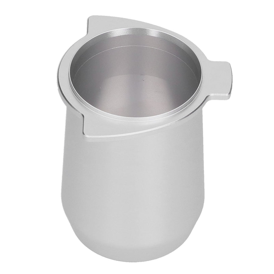 Dosing Cup Aluminium Alloy Coffee Dosing Cup Powder Feeder Part for Breville 8 Coffee Machine Silver