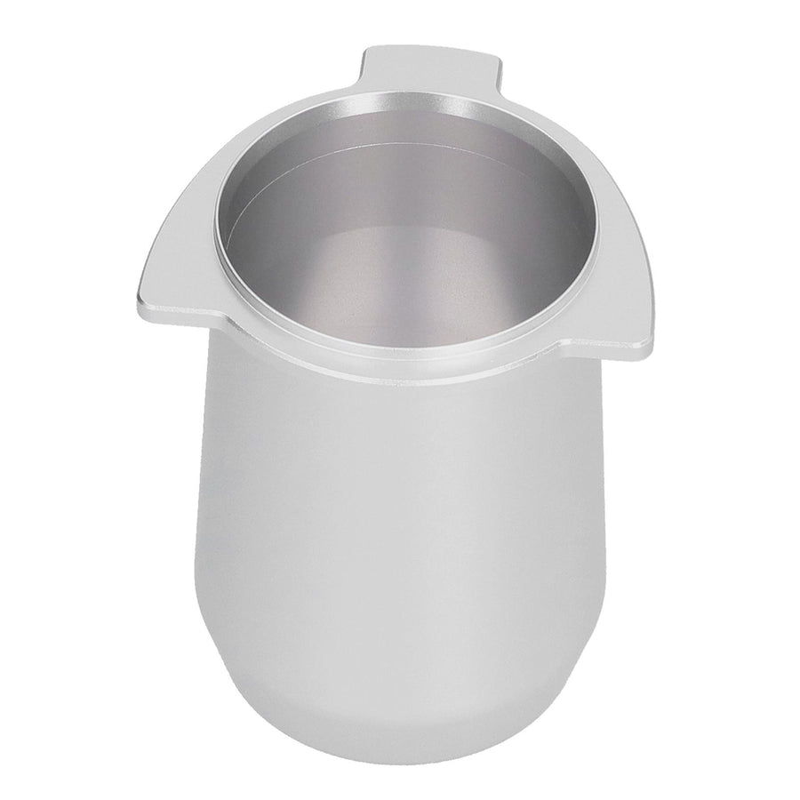 Dosing Cup Aluminium Alloy Coffee Dosing Cup Powder Feeder Part for Breville 8 Coffee Machine Silver