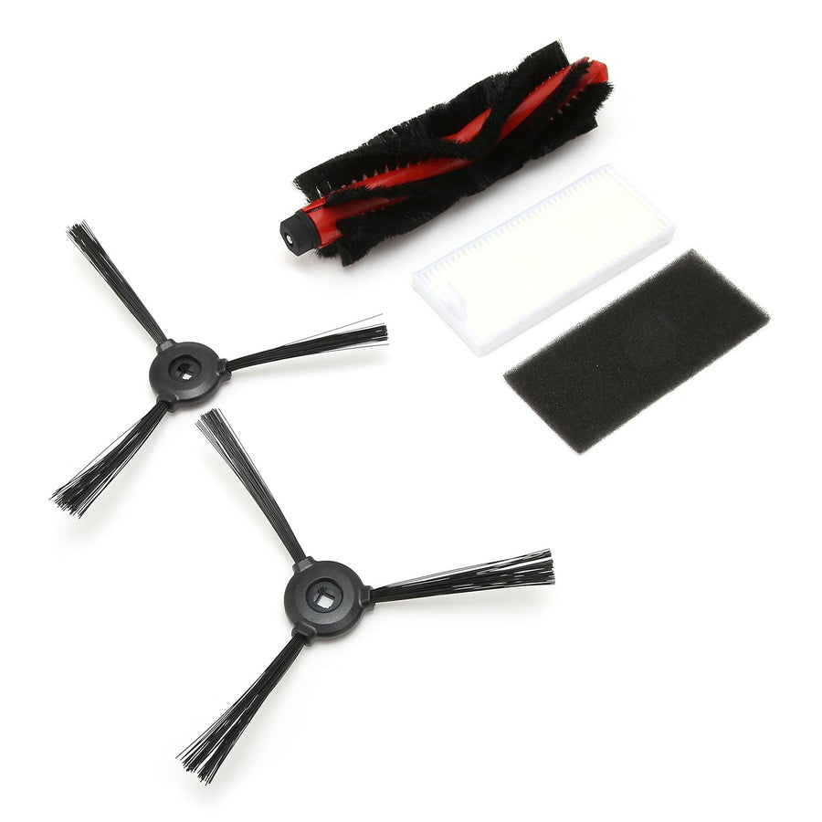 Main Brush Side Brush Filter Replacement Set Fit for Lefant M200/M201/M520M/M571/T700 Sweeper Parts