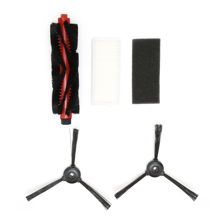 Main Brush Side Brush Filter Replacement Set Fit for Lefant M200/M201/M520M/M571/T700 Sweeper Parts