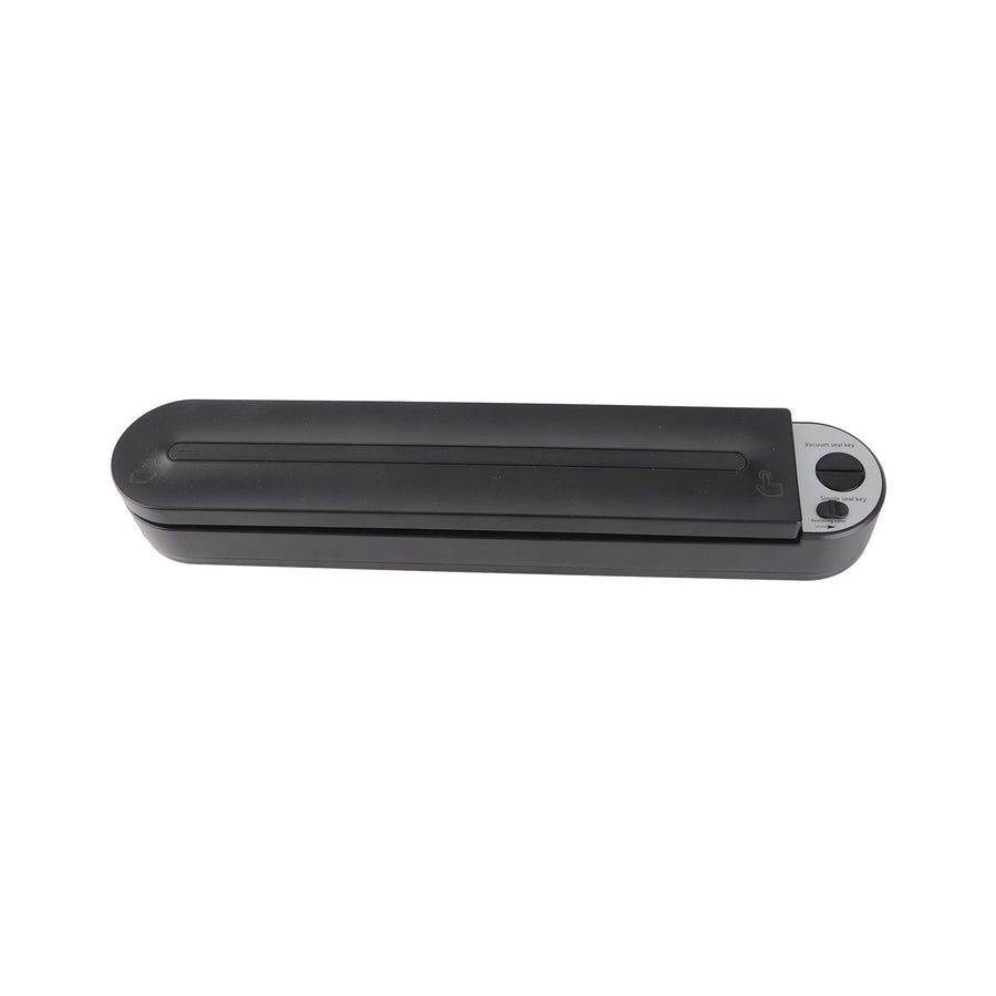 Vacuum Sealer Machine ABS Compact Automatic Air Sealing System Food Vacuum Sealer for Home Dry and Moist Food Storage Black