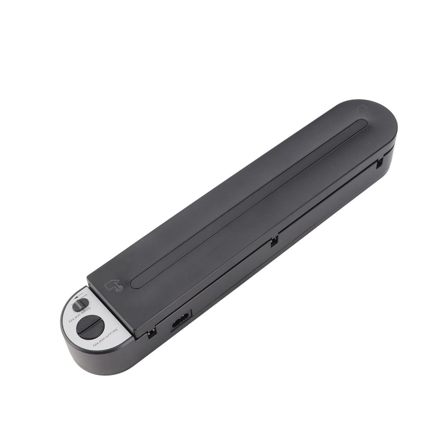 Vacuum Sealer Machine ABS Compact Automatic Air Sealing System Food Vacuum Sealer for Home Dry and Moist Food Storage Black