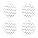Steamer Mop Pad Replacement for Shark S7001 S7000AMZ S7000 S7001TGT S7201 S7005 S7020 Gray Wave