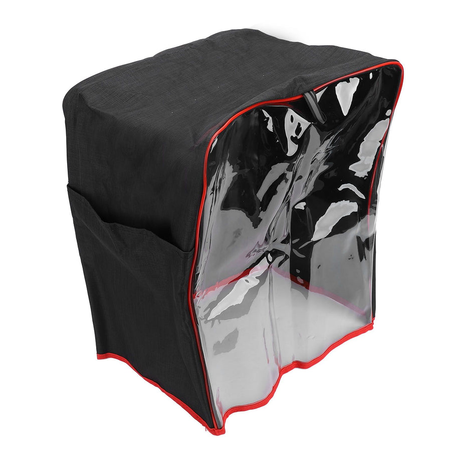 Stand Mixer Cover Water Resistant Oxford Cloth Transparent Front Kitchen Mixer Dust Proof Cover with Pockets 35x24x45cm