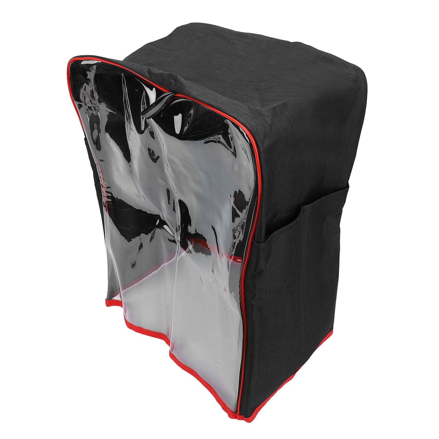 Stand Mixer Cover Water Resistant Oxford Cloth Transparent Front Kitchen Mixer Dust Proof Cover with Pockets 35x24x45cm