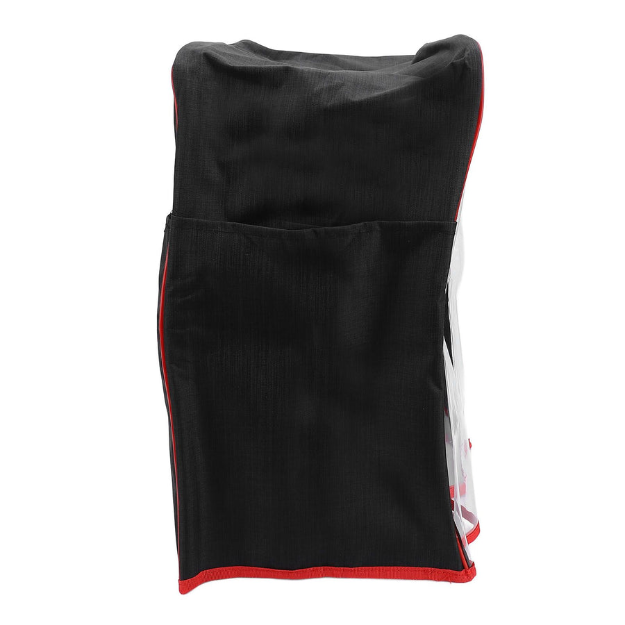 Stand Mixer Cover Water Resistant Oxford Cloth Transparent Front Kitchen Mixer Dust Proof Cover with Pockets 35x24x45cm