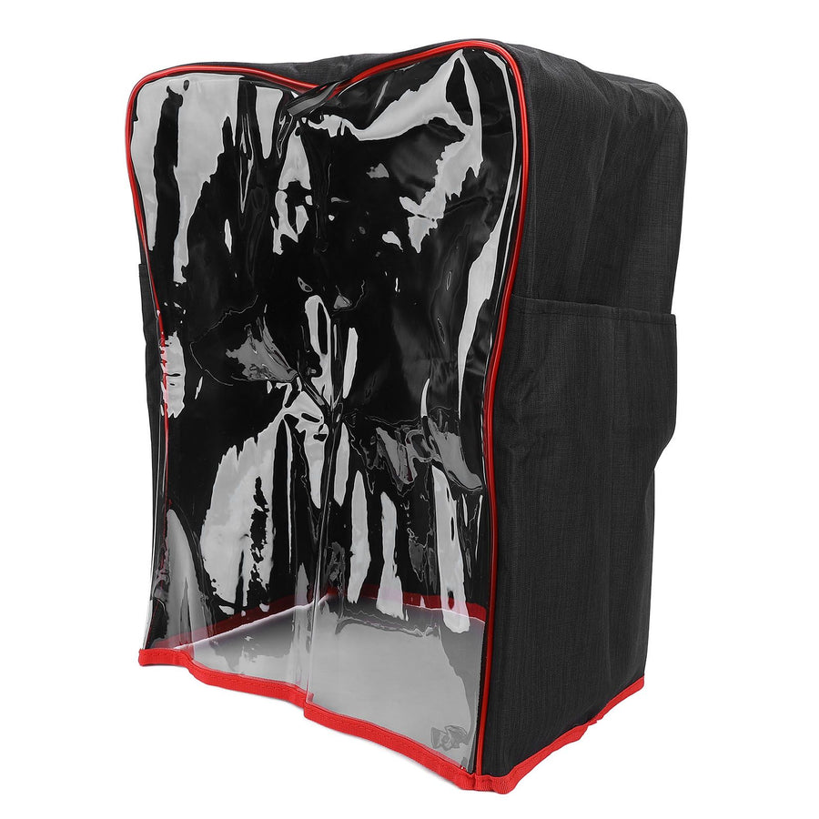 Stand Mixer Cover Water Resistant Oxford Cloth Transparent Front Kitchen Mixer Dust Proof Cover with Pockets 35x24x45cm