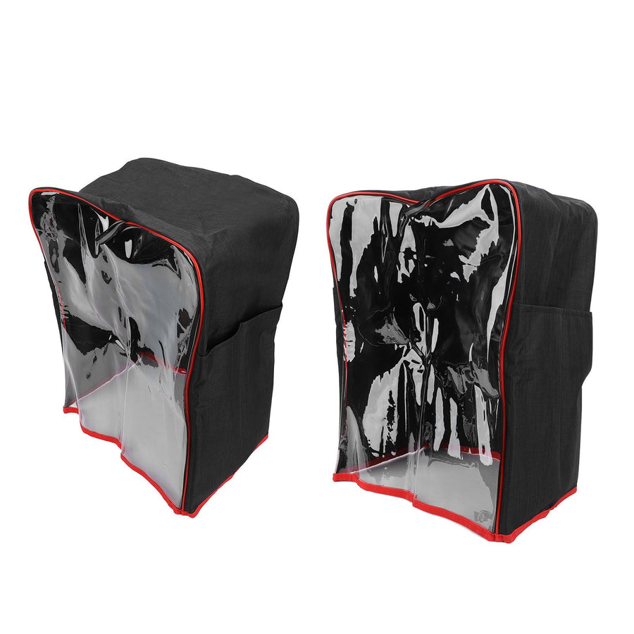 Stand Mixer Cover Water Resistant Oxford Cloth Transparent Front Kitchen Mixer Dust Proof Cover with Pockets 35x24x45cm