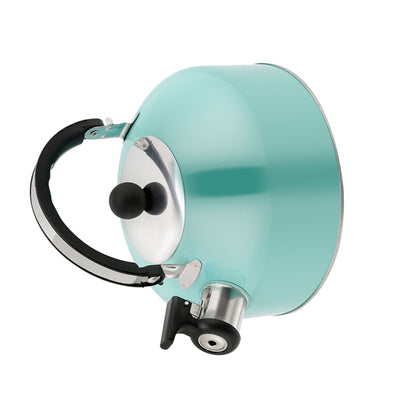 Whistling Tea Kettle Flat Bottom Stainless Steel Teapot for Stovetop Induction Cooker 3L Large Capacity