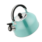 Whistling Tea Kettle Flat Bottom Stainless Steel Teapot for Stovetop Induction Cooker 3L Large Capacity