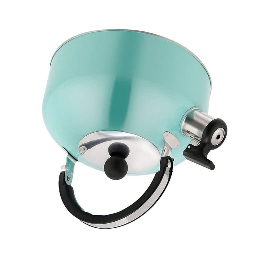 Whistling Tea Kettle Flat Bottom Stainless Steel Teapot for Stovetop Induction Cooker 3L Large Capacity