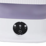 Foldable Washing Machine with Dryer Portable Folding Mini Washer for Underwear Socks Apartment Dorm RV Traveler Purple