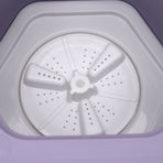 Mini Foldable Washer Wash and Spin Combo Ultra Cleaning Portable Travel Washer for Baby Clothes Underwear Pants Purple