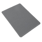 Silicone Stove Top Cover 28x20in Dark Grey Electric Cooktop Protector Multipurpose Kitchen Heat Insulation Mat 2mm Thick