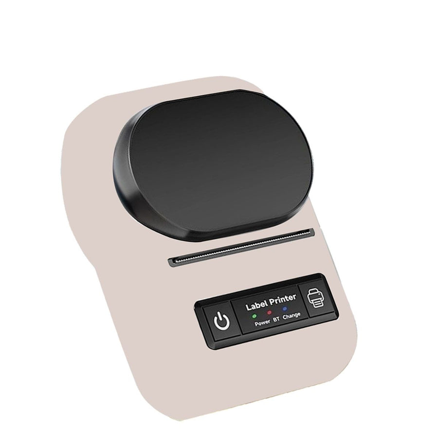 Thermal Label Printer Portable Compact Multifunctional Clear Printing Thermal Label Maker Machine for Home Store Office Pink