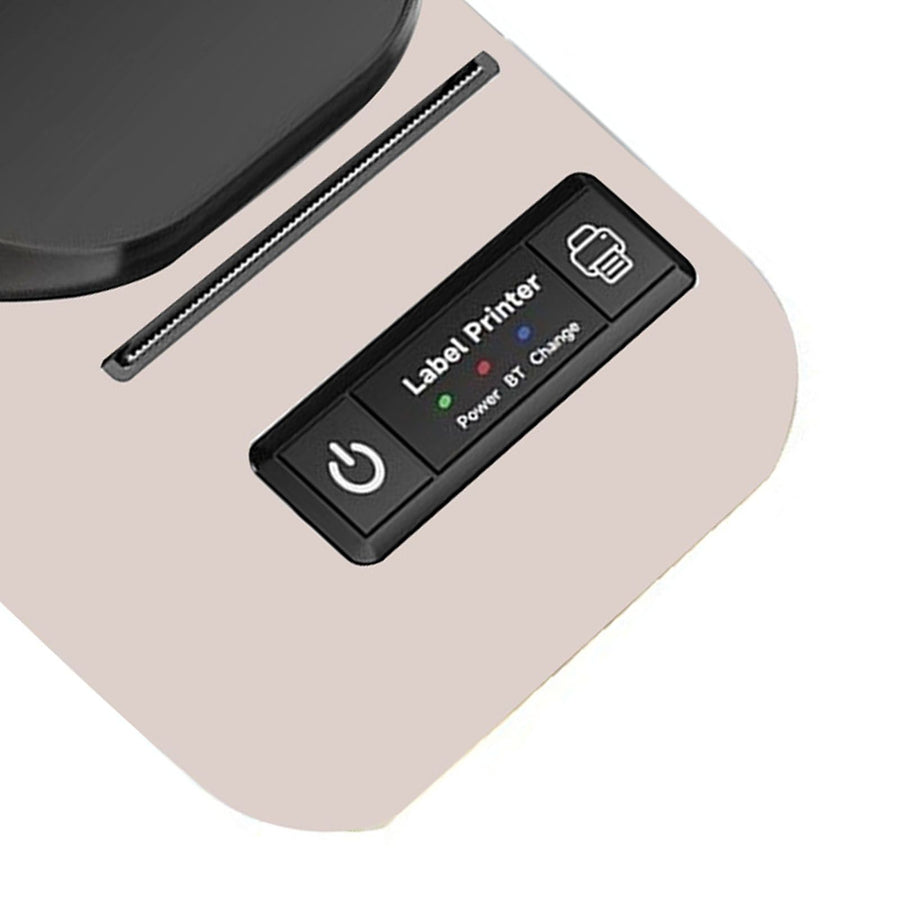 Thermal Label Printer Portable Compact Multifunctional Clear Printing Thermal Label Maker Machine for Home Store Office Pink