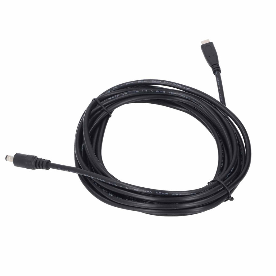 Type C to DC Satellite Power Cable PVC Water Resistant Satellite Antenna Cable Extension for Replacement