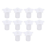 Satellite Cable Wall Grommet Silicone Satellite Cable Routing Kit for 5/8inch 16mm Antenna Cable White
