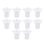 Satellite Cable Wall Grommet Silicone Satellite Cable Routing Kit for 5/8inch 16mm Antenna Cable White
