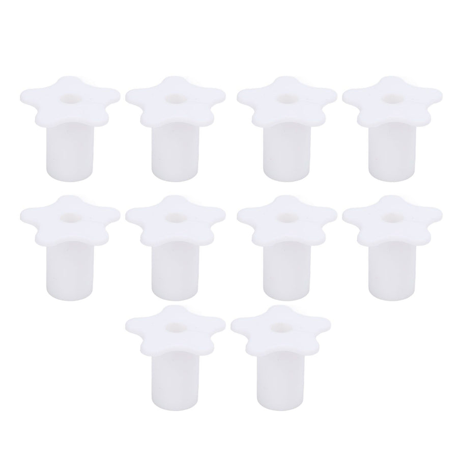 Satellite Cable Wall Grommet Silicone Satellite Cable Routing Kit for 5/8inch 16mm Antenna Cable White