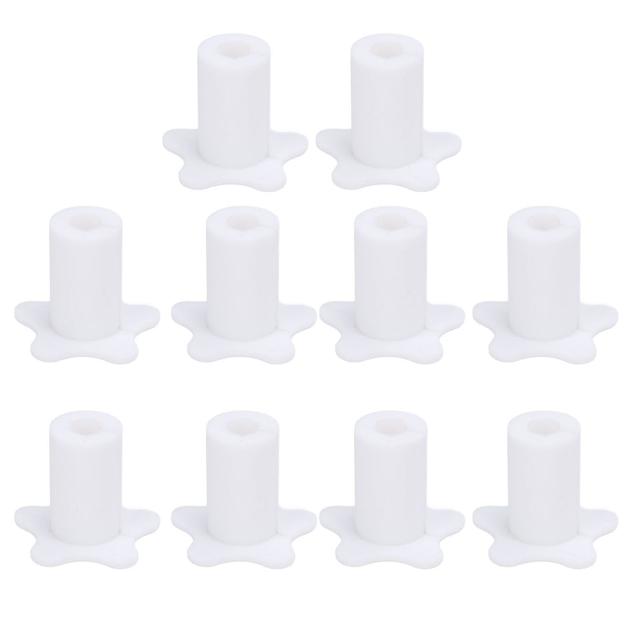 Satellite Cable Wall Grommet Silicone Satellite Cable Routing Kit for 5/8inch 16mm Antenna Cable White