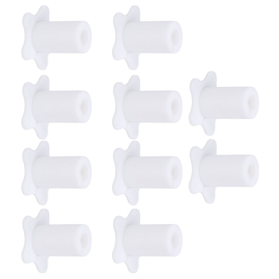 Satellite Cable Wall Grommet Silicone Satellite Cable Routing Kit for 5/8inch 16mm Antenna Cable White