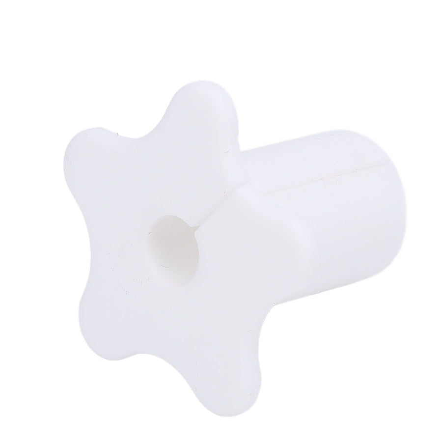 Satellite Cable Wall Grommet Silicone Satellite Cable Routing Kit for 5/8inch 16mm Antenna Cable White