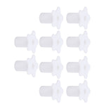 Satellite Cable Wall Grommet Silicone Satellite Cable Routing Kit for 5/8inch 16mm Antenna Cable White