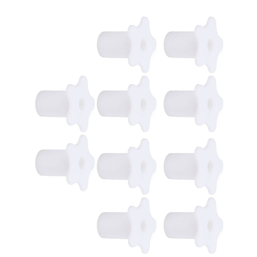 Satellite Cable Wall Grommet Silicone Satellite Cable Routing Kit for 5/8inch 16mm Antenna Cable White