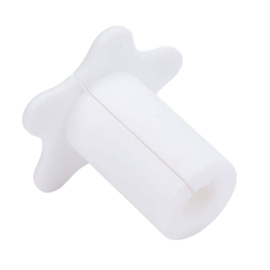 Satellite Cable Wall Grommet Silicone Satellite Cable Routing Kit for 5/8inch 16mm Antenna Cable White