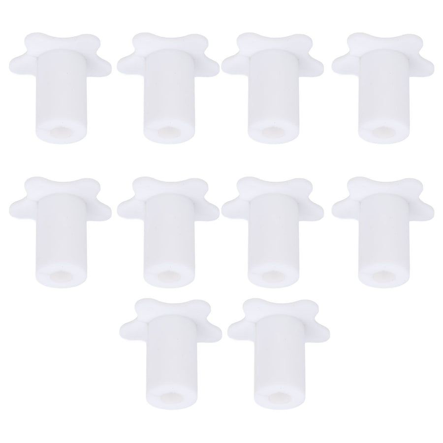 Satellite Cable Wall Grommet Silicone Satellite Cable Routing Kit for 5/8inch 16mm Antenna Cable White