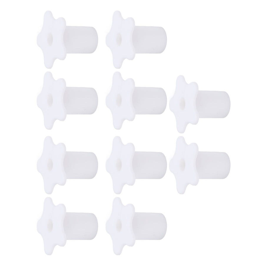 Satellite Cable Wall Grommet Silicone Satellite Cable Routing Kit for 5/8inch 16mm Antenna Cable White